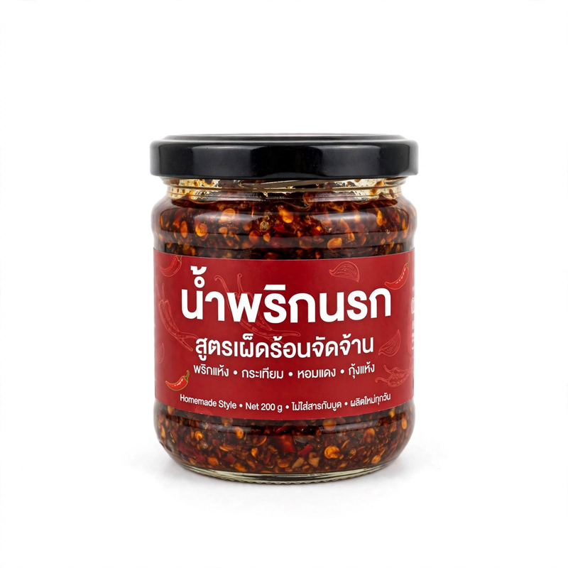 น้ำพริกนรกรสจัดจ้าน